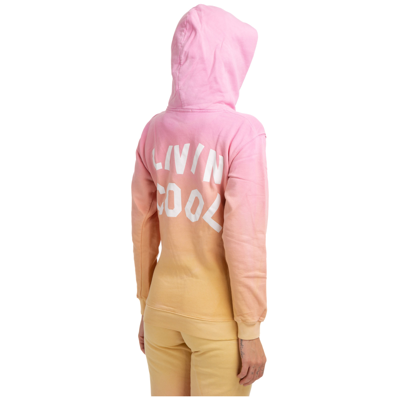 Shop Livincool Women's Sweatshirt Hood Hoodie In Pink