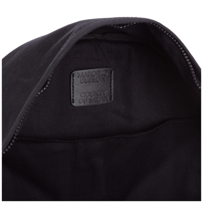 Shop Marcelo Burlon County Of Milan Men's Rucksack Backpack Travel   Wings In Black