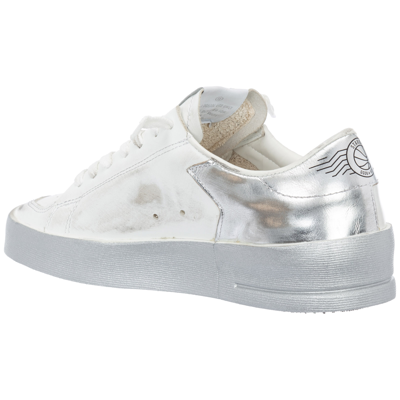 Shop Golden Goose Women's Shoes Leather Trainers Sneakers  Stardan In White
