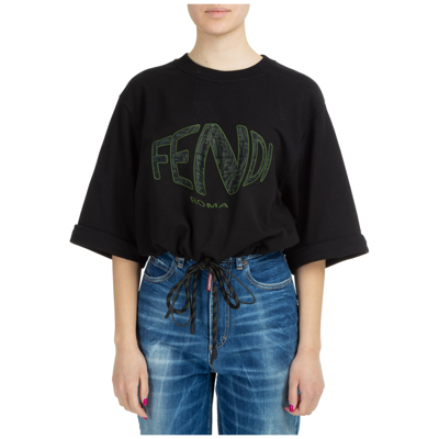 Shop Fendi Women's Sweatshirt In Black