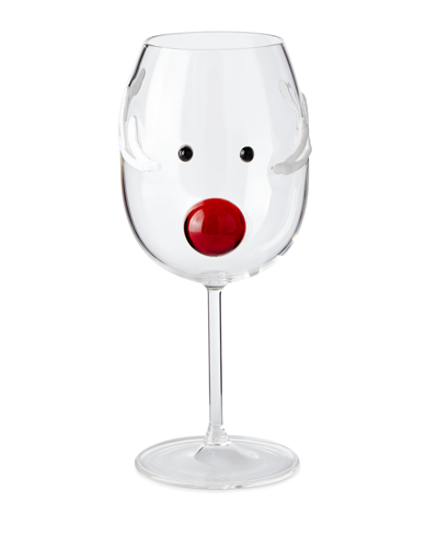Shop Massimo Lunardon Reindeer Wine Glass