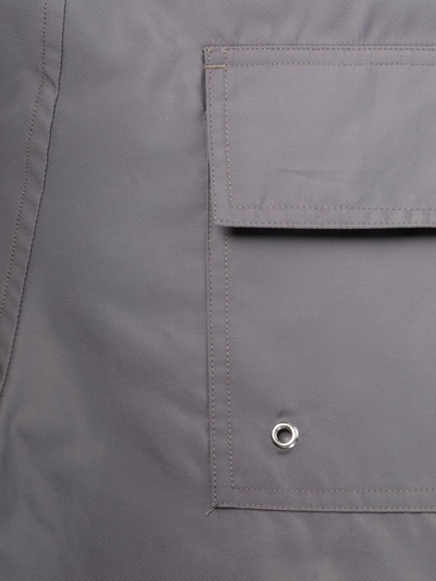Thom Browne Grey 4-bar Swim Shorts In Grey