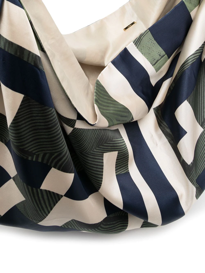 Muller Of Yoshiokubo A-maze Large Tote Bag In Blue