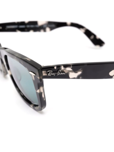 Ray Ban Tortoiseshell Wayfarer Sunglasses In Schwarz