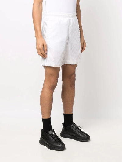 Misbhv Monogram-print Track Trousers In Weiss
