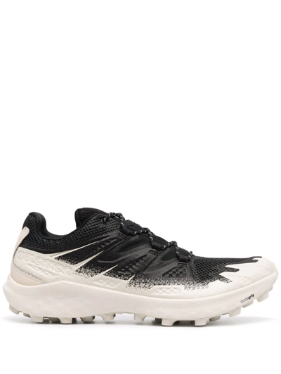 Salomon Black & Off-white Cross Advanced Sneakers In Schwarz