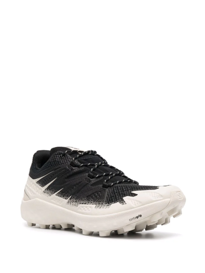Salomon Black & Off-white Cross Advanced Sneakers In Schwarz
