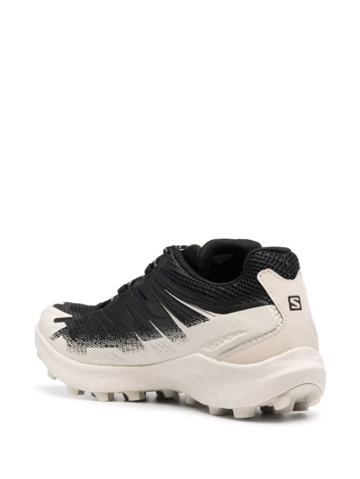 Salomon Black & Off-white Cross Advanced Sneakers In Schwarz