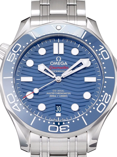 Shop Omega 2022 Unworn Seamaster Diver 42mm In Blau