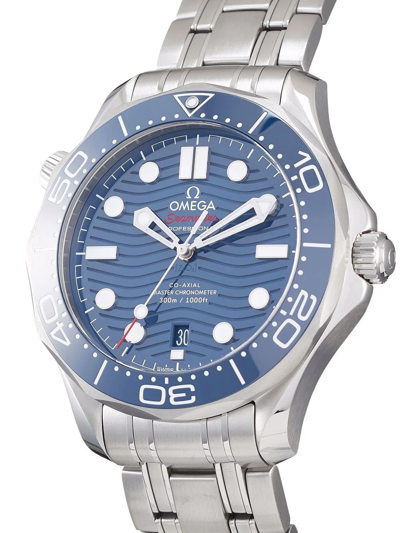 Shop Omega 2022 Unworn Seamaster Diver 42mm In Blau