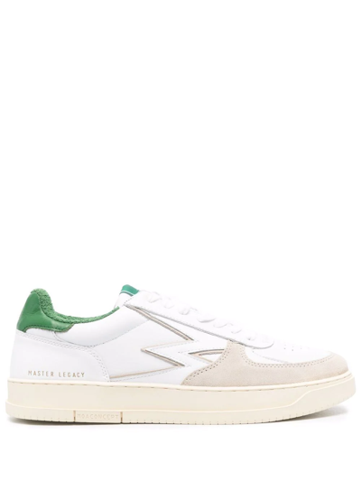 Shop Moa Master Of Arts Panelled Low-top Sneakers In Weiss