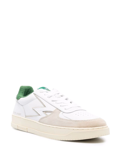 Shop Moa Master Of Arts Panelled Low-top Sneakers In Weiss