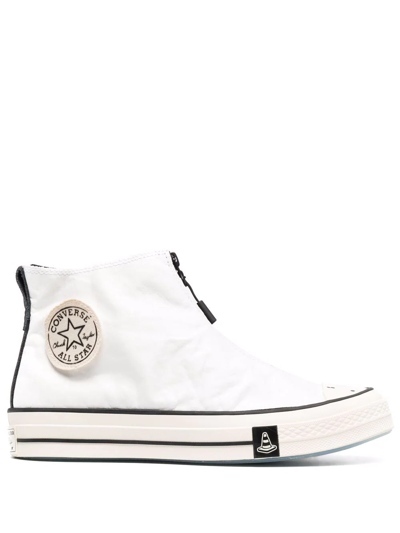 Shop Converse X Joshua Vides Chuck 70 Sneakers In Weiss