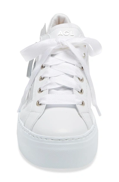 Shop Agl Attilio Giusti Leombruni Double Zip Sneaker In White Leather