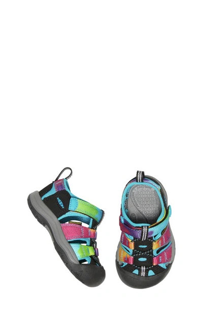 Keen Newport H2 Water Friendly Sandal In Rainbow Tie Dye