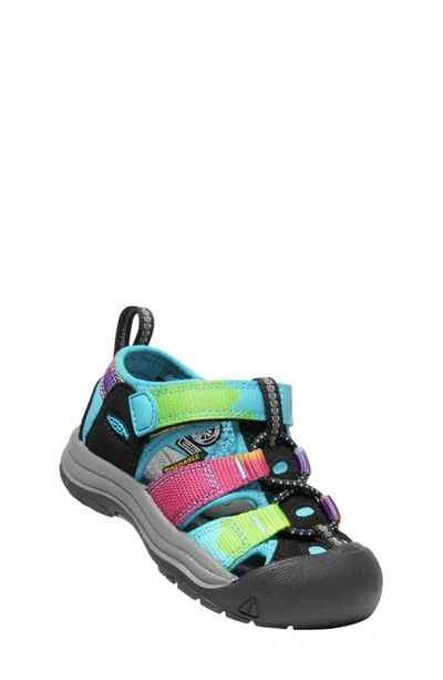 Shop Keen Kids' Newport H2 Water Friendly Sandal In Rainbow Tie Dye