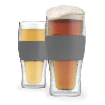 True Fabrications Inc Set Of 2 Freeze Cooling Pint Glass