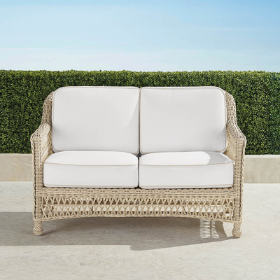 Frontgate Hampton Loveseat In Ivory Finish