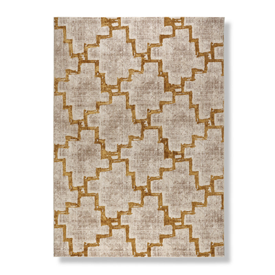 Shop Frontgate Bryant Park Performance Area Rug In Gold