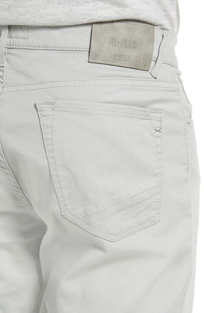 Shop Brax Chuck Slim Fit Five Pocket Pants In Silver