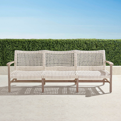 Frontgate Isola Sofa In Weathered Finish
