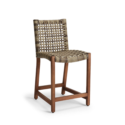 Frontgate Isola Counter Stool In Natural Finish