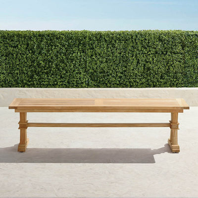 Frontgate Teak Farmhouse Dining Bench