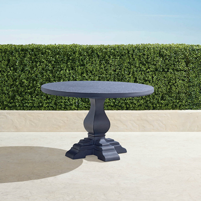 Frontgate Aluminum Farmhouse Round Dining Table