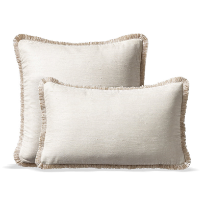 Frontgate Marilia Silk Decorative Pillow Covers In Sienna | ModeSens