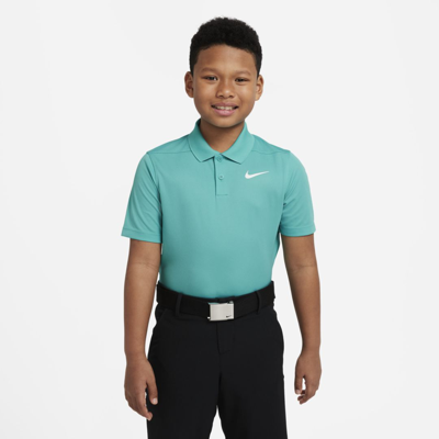 Shop Nike Dri-fit Victory Big Kids' (boys') Golf Polo In Green