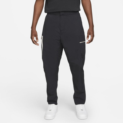 Shop Nike Men's  Sportswear Style Essentials Utility Pants In Black