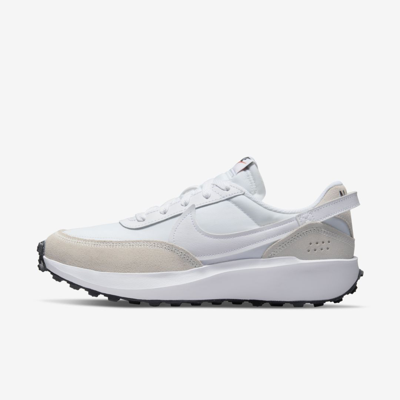 Shop Nike Women's Waffle Debut Shoes In White