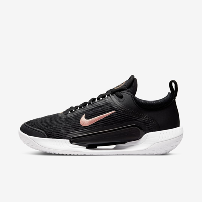 Shop Nike Women's Court Zoom Nxt Hard Court Tennis Shoes In Black