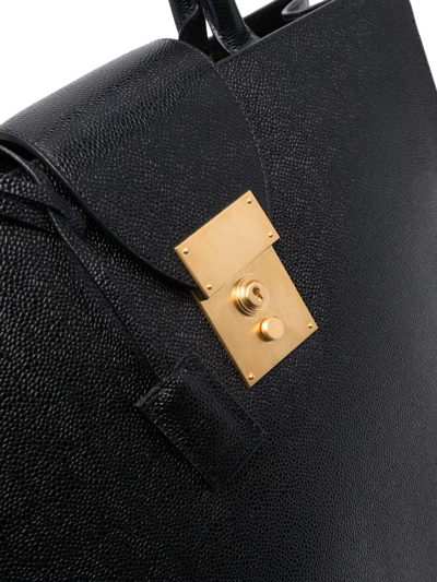 Thom Browne Mr. Thom Tote Bag In Black