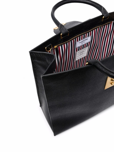 Thom Browne Mr. Thom Tote Bag In Black