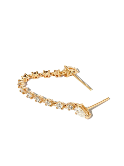Shop Anita Ko 18kt Yellow Gold Diamond Single Earring