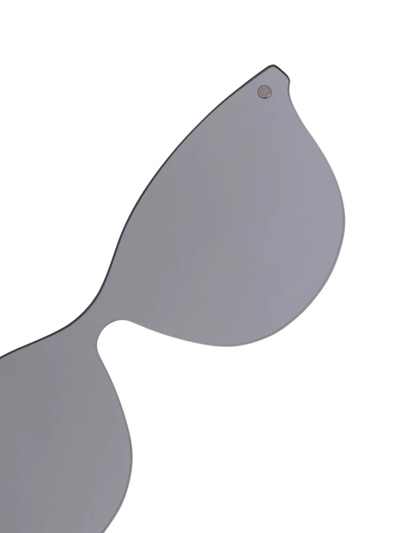 Shop Snob Clip-on Sunglasses In Schwarz
