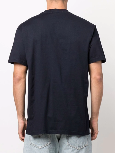 Shop Costumein Cotton Short-sleeve T-shirt In Blau