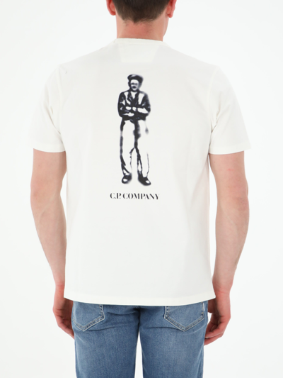 Shop C.p. Company Sailor White T-shirt