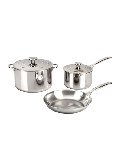Shop Le Creuset 5-piece Stainless Steel Cookware Set