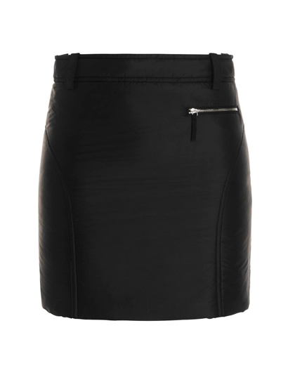 Shop Khaite Padded Mini Skirt In Black