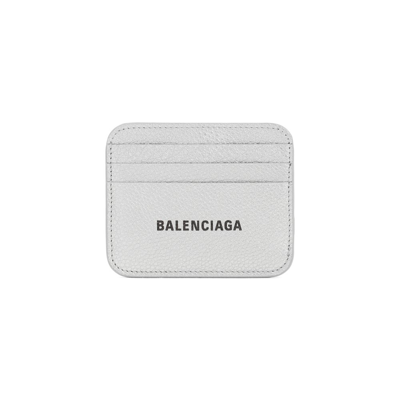 Shop Balenciaga Logo Printed Card Holder In Multi