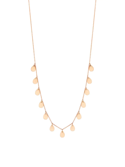Shop Ginette Ny Women's Tiny 13 Bliss 18k Rose Gold Necklace