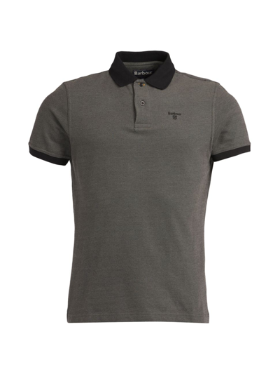 Shop Barbour Men's Essential Sports Polo In Black