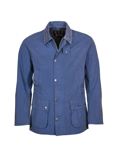 Shop Barbour Men's Ashby Casual Jacket In Insignia Blue