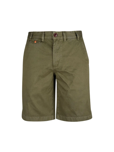 Shop Barbour Men's Neuston Twill Shorts In Ivy Green