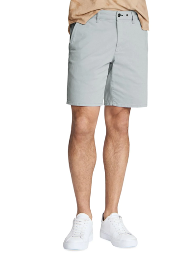 Shop Rag & Bone Men's Perry Stretch Twill Shorts In Blue Fog