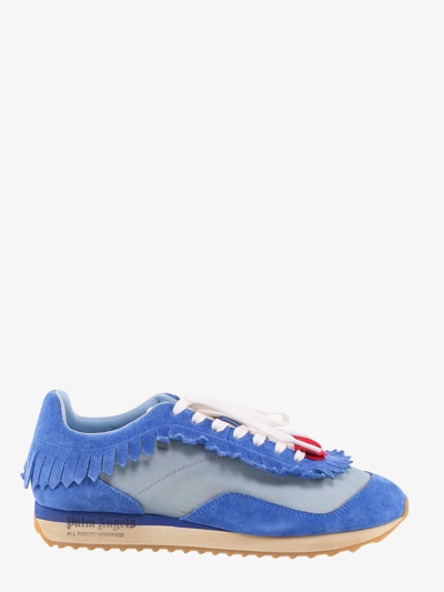 Shop Palm Angels Sneakers In Blue
