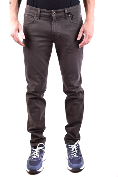 Shop Roy Rogers Roy Roger's Trousers In Dark Brown