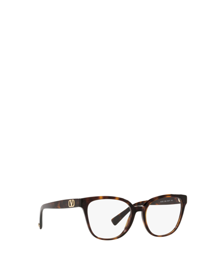 Shop Valentino Va3072 Havana Glasses